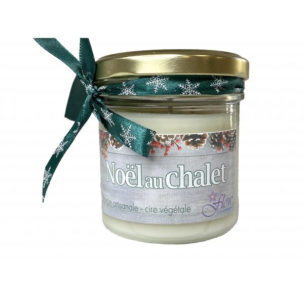 "Noël au chalet" Bougie artisanale